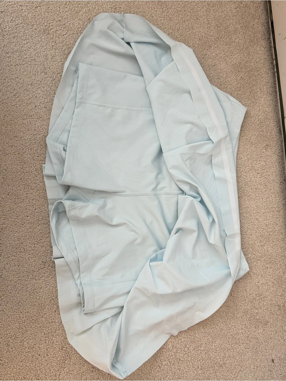 Puma Light Blue Pleated Golf Skirt - Picture 4 of 5